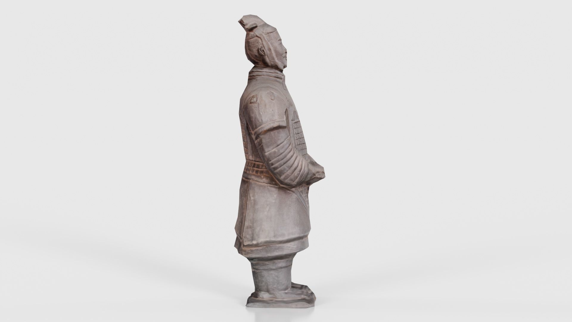Terracotta Warrior Low-poly 3D model_19