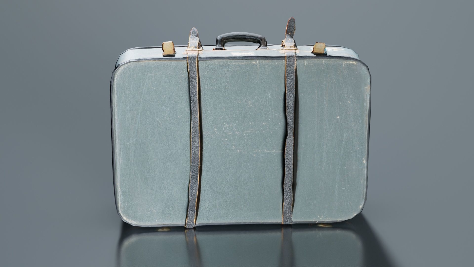 Suitcase 1 Low-poly 3D model_8