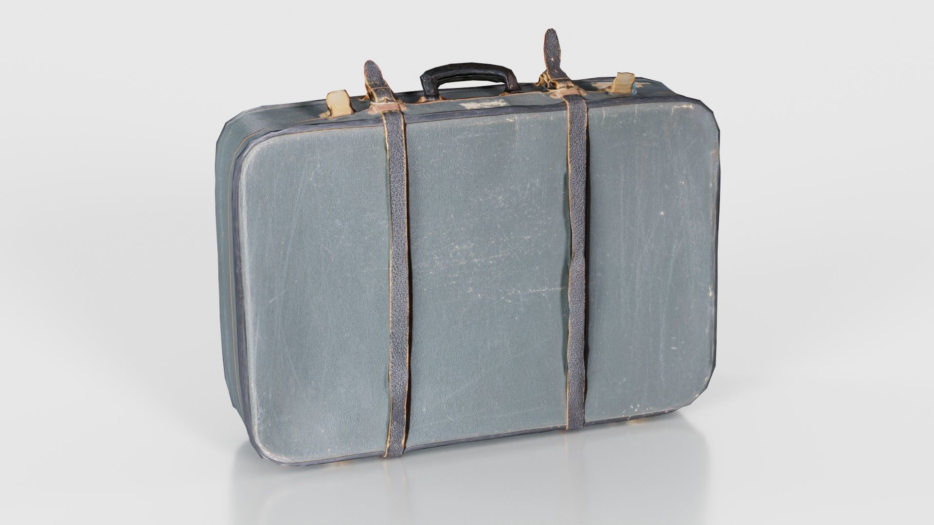 Suitcase 1 Low-poly 3D model_23