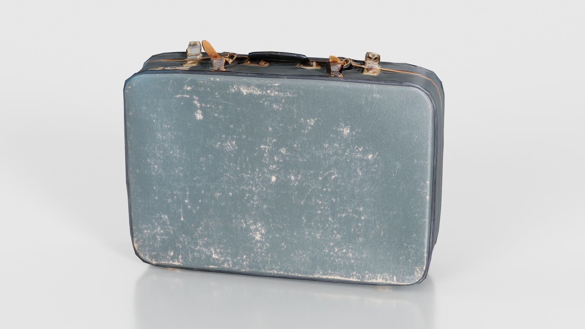 Suitcase 1 Low-poly 3D model_16