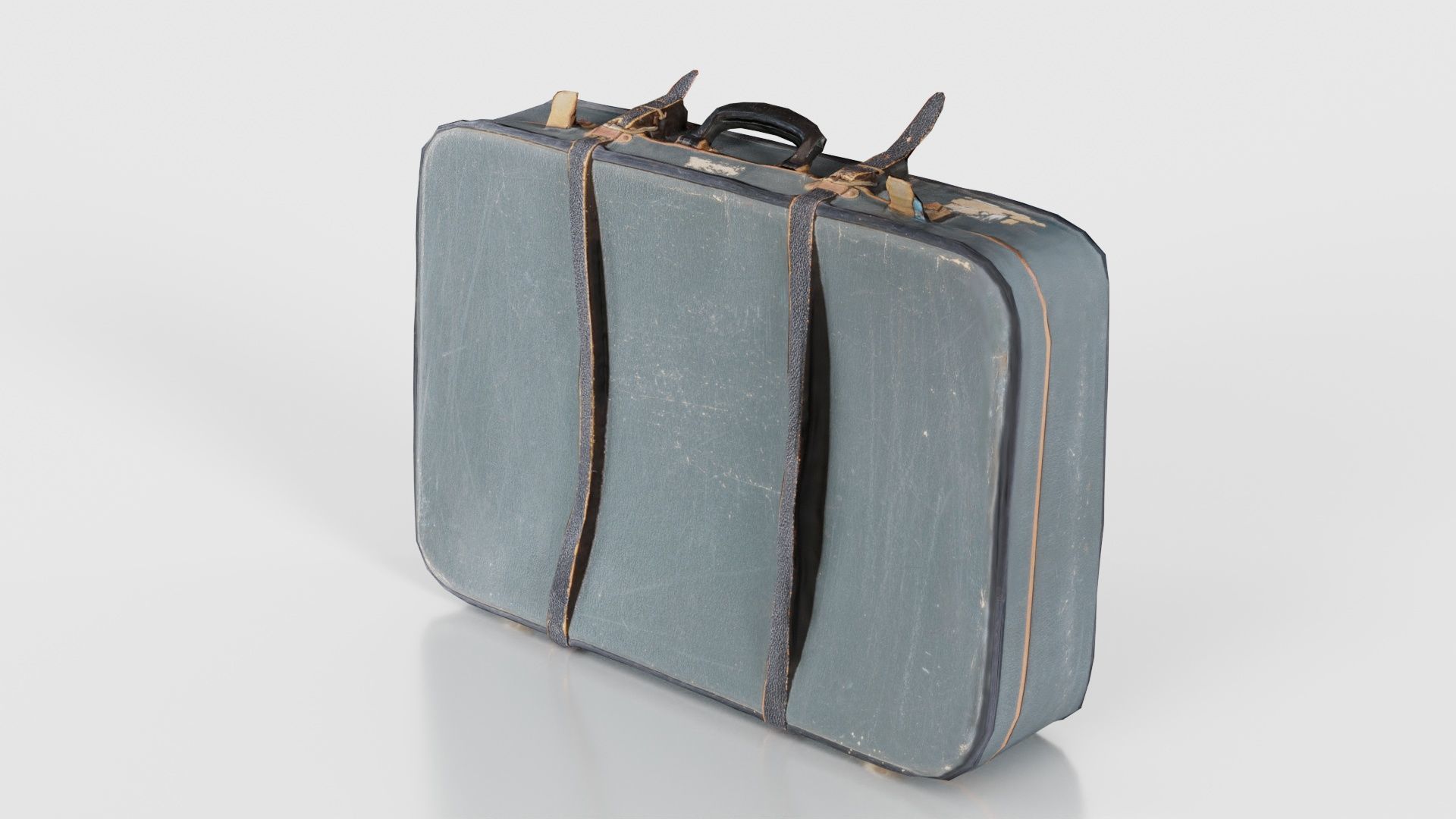Suitcase 1 Low-poly 3D model_21
