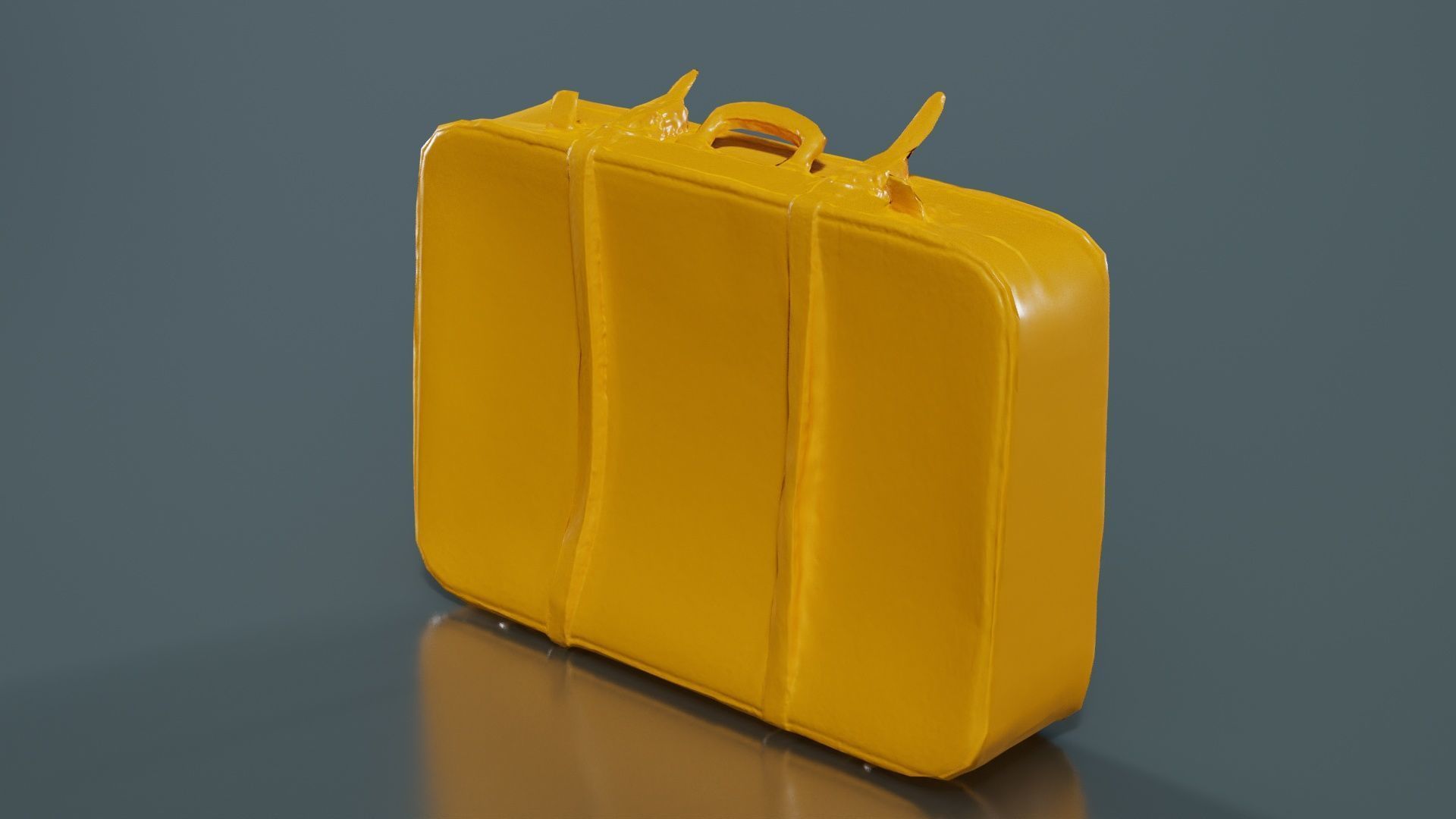 Suitcase 1 Low-poly 3D model_13