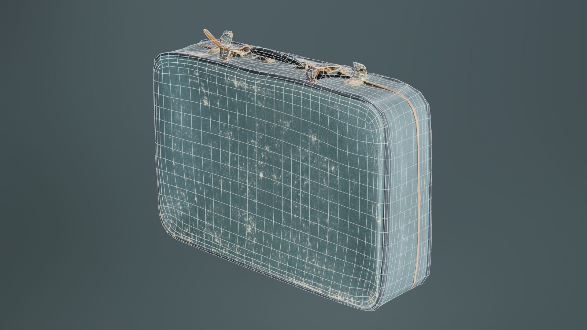 Suitcase 1 Low-poly 3D model_9