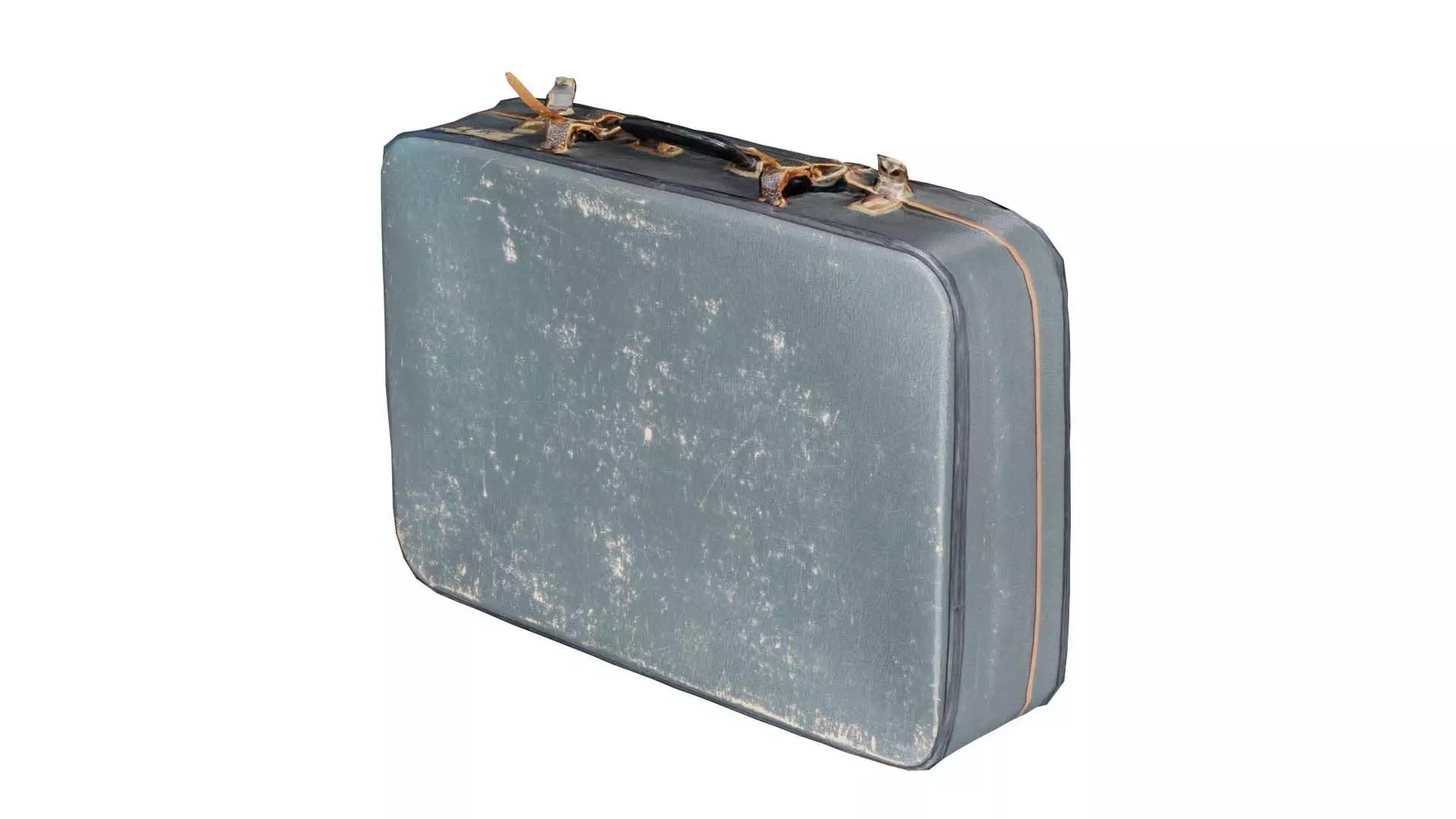 Suitcase 1 Low-poly 3D model_0