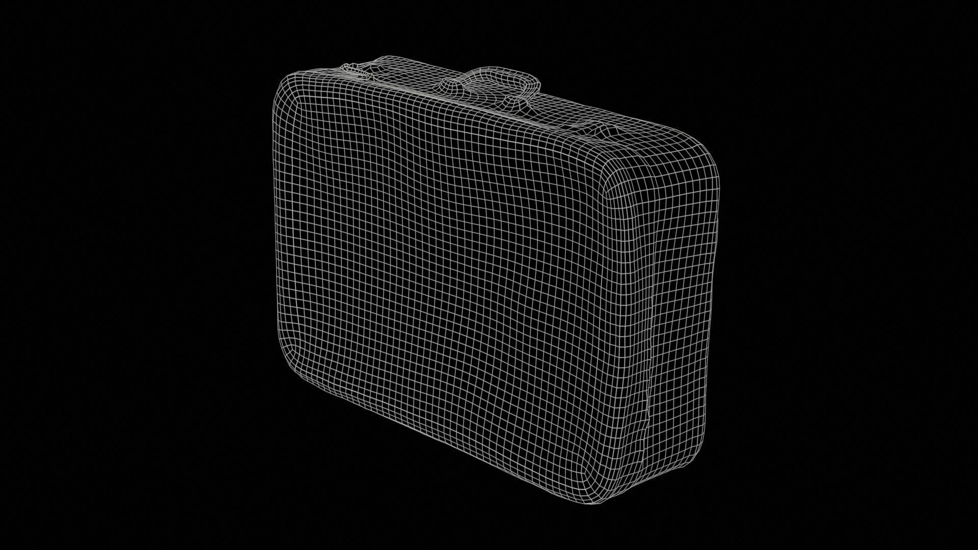 Suitcase 11 Low-poly 3D model_11