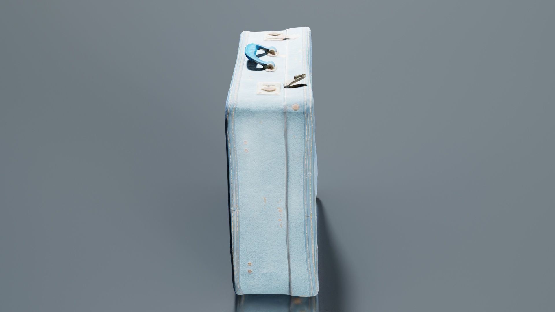 Suitcase 11 Low-poly 3D model_5