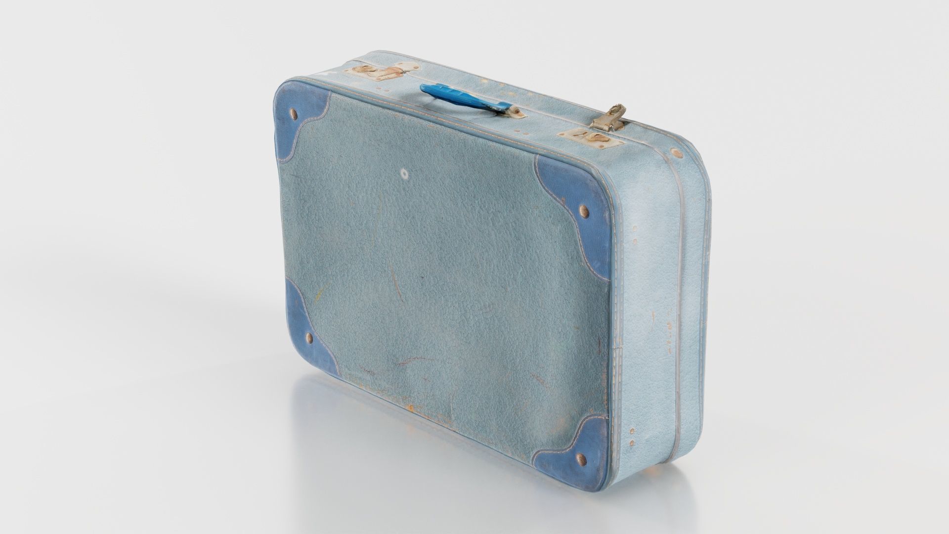 Suitcase 11 Low-poly 3D model_6