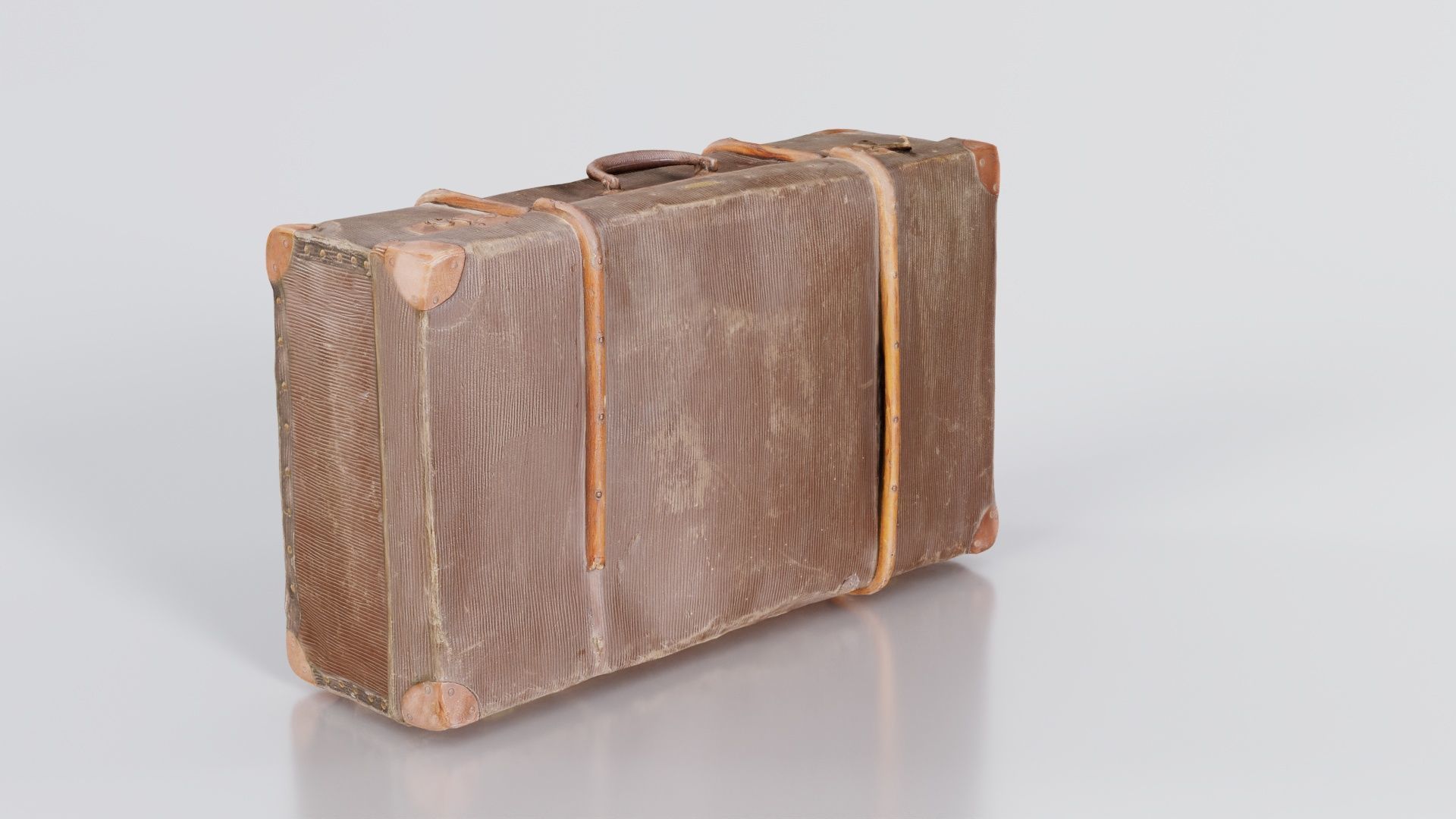 Suitcase 12 Low-poly 3D model_2