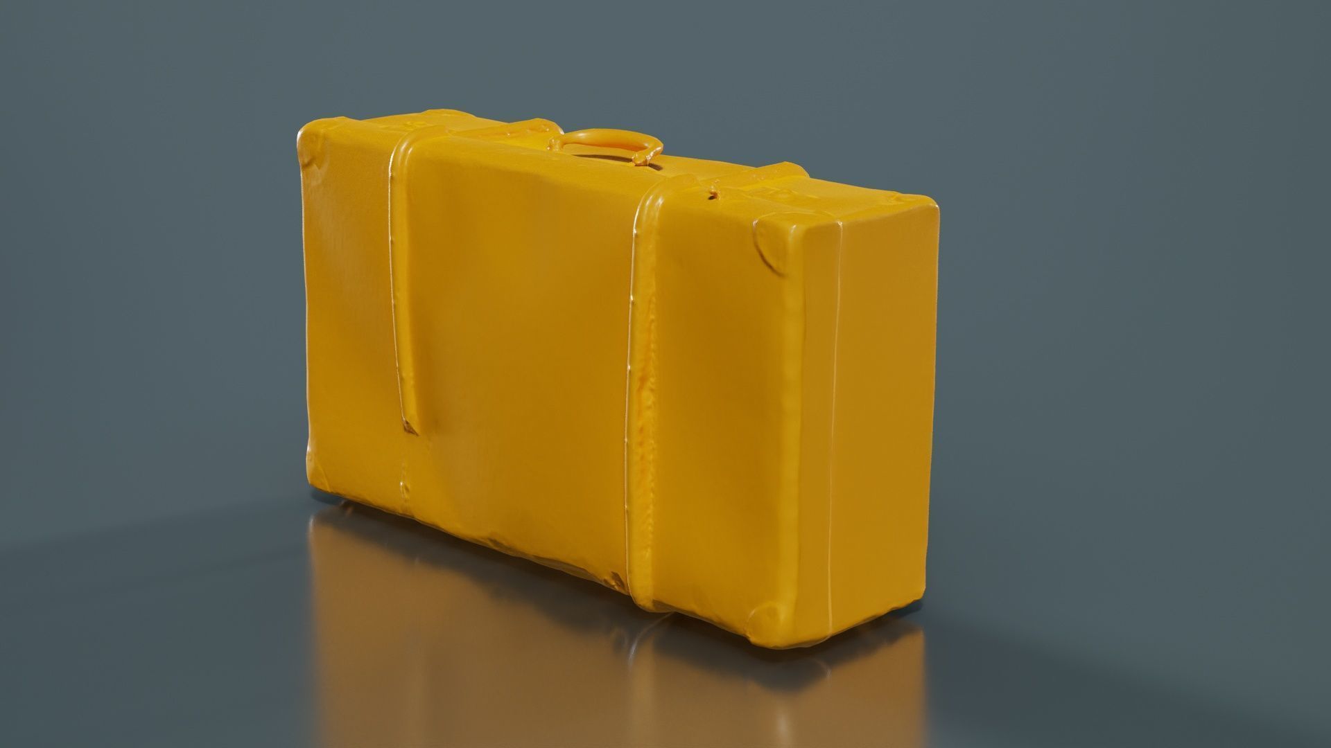 Suitcase 12 Low-poly 3D model_13