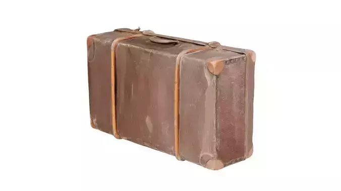 Suitcase 12 Low-poly 3D model