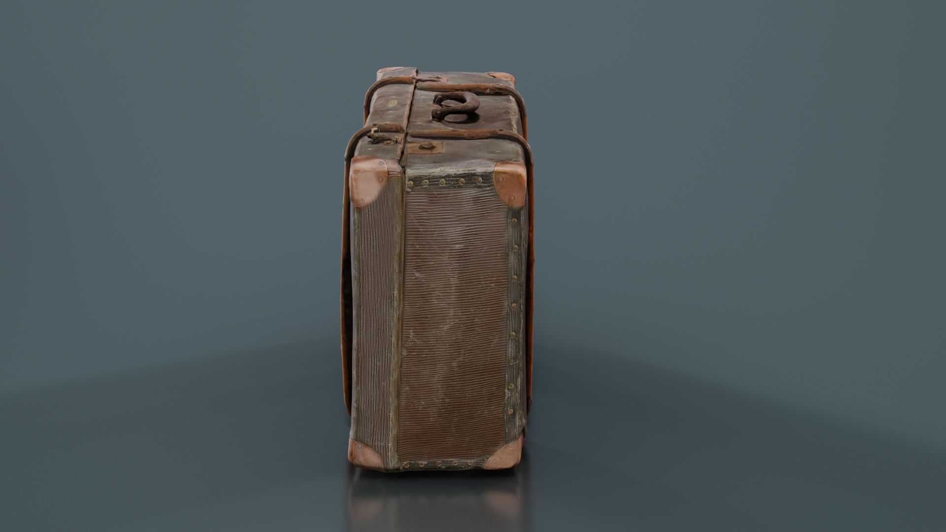 Suitcase 12 Low-poly 3D model_4