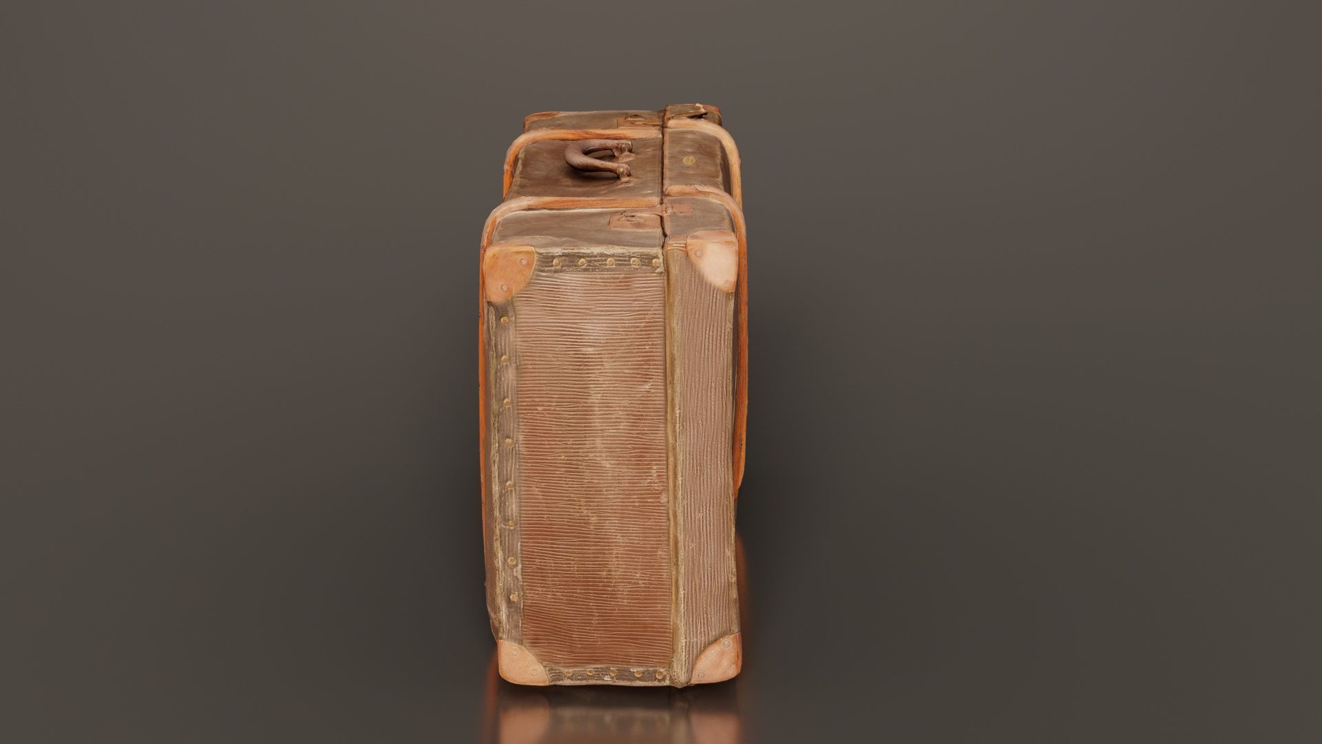 Suitcase 12 Low-poly 3D model_3