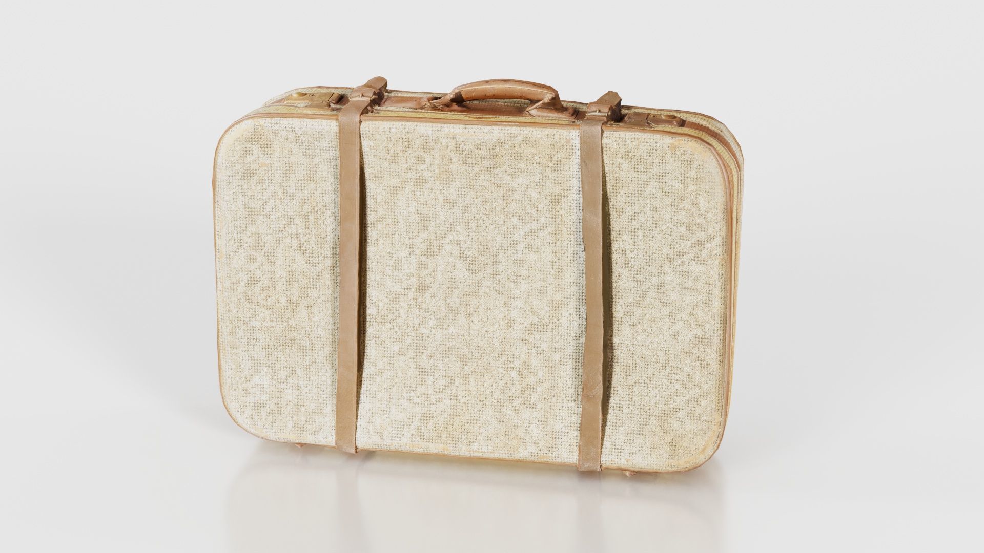 Suitcase 13 Low-poly 3D model_16