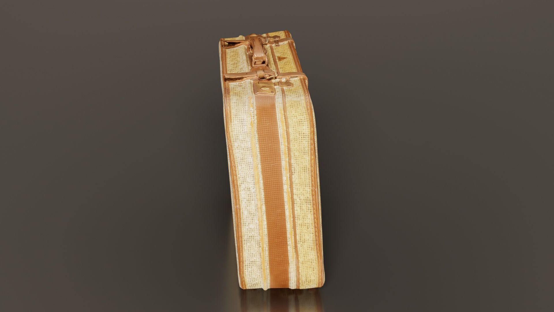 Suitcase 13 Low-poly 3D model_3