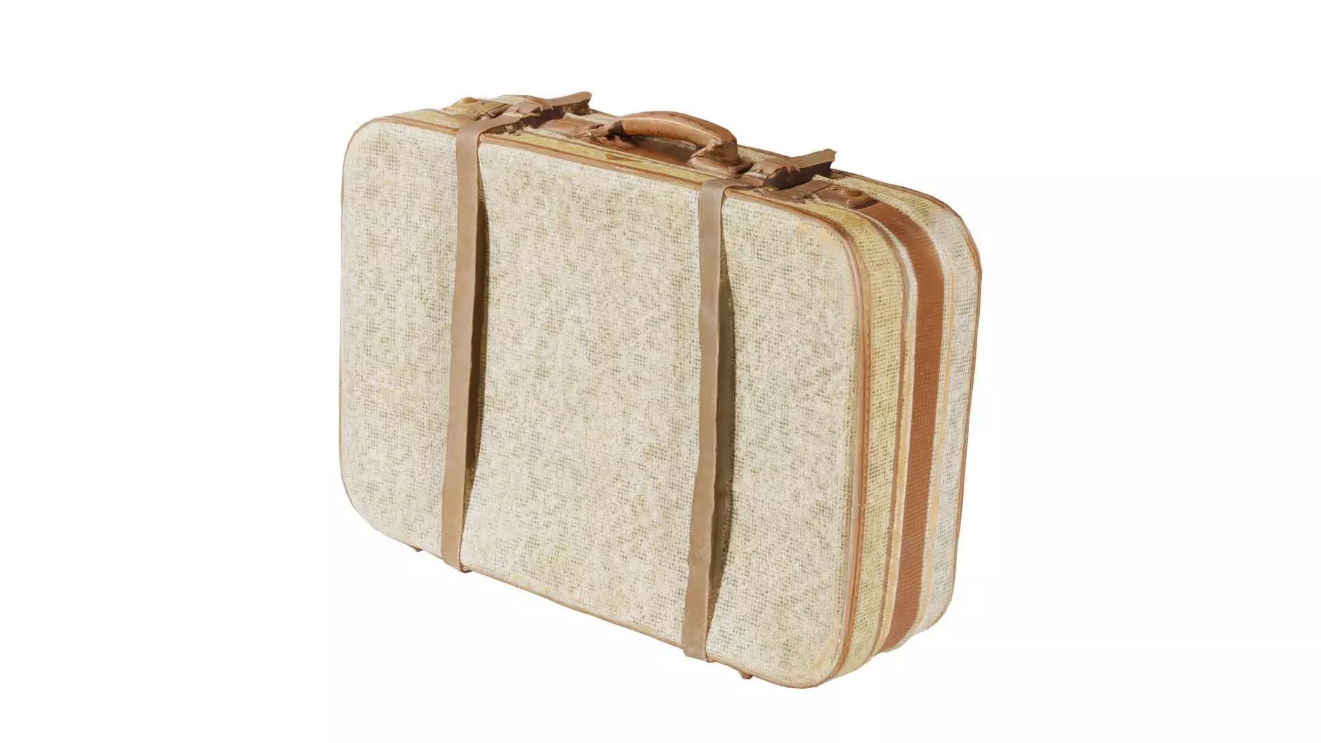 Suitcase 13 Low-poly 3D model_0