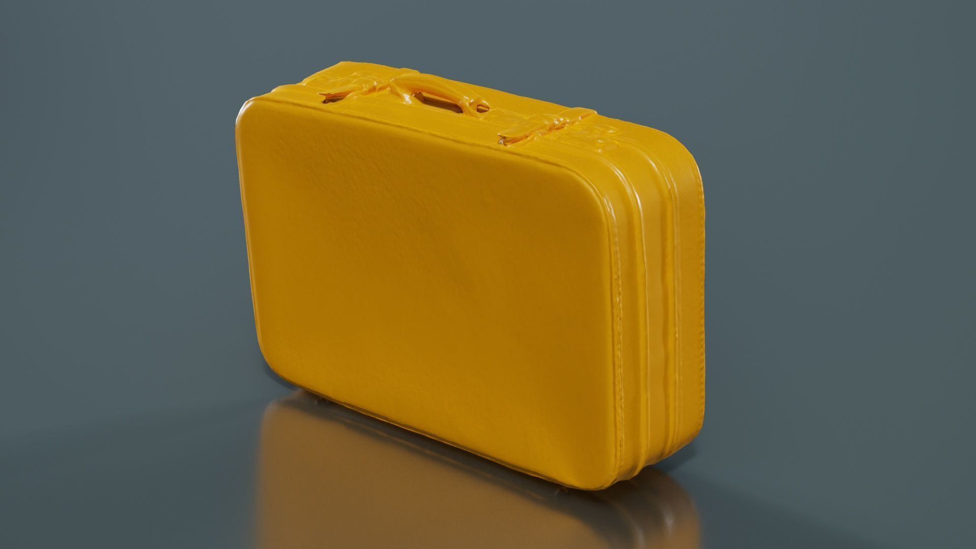 Suitcase 13 Low-poly 3D model_13