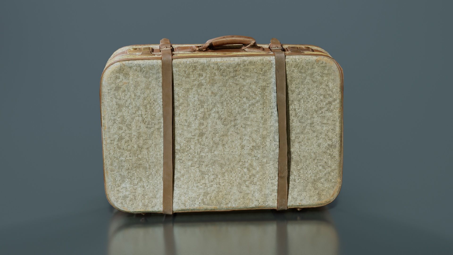 Suitcase 13 Low-poly 3D model_6