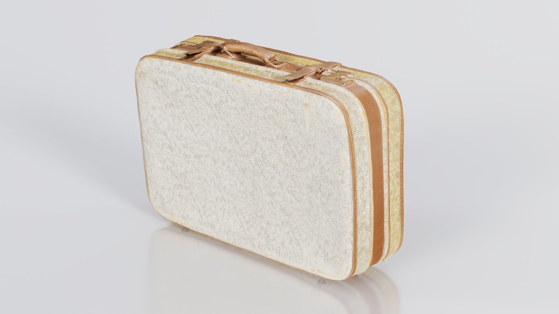 Suitcase 13 Low-poly 3D model_7