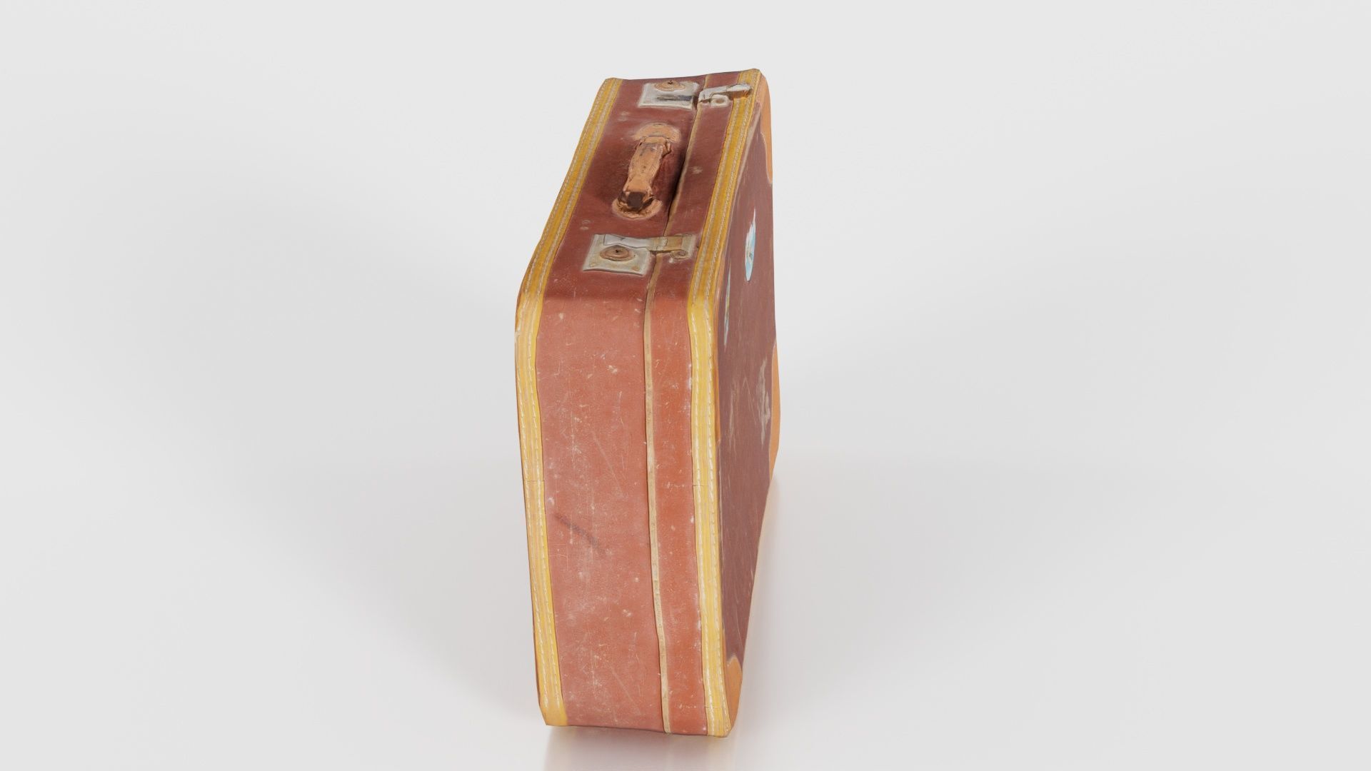 Suitcase 2 Low-poly 3D model_25