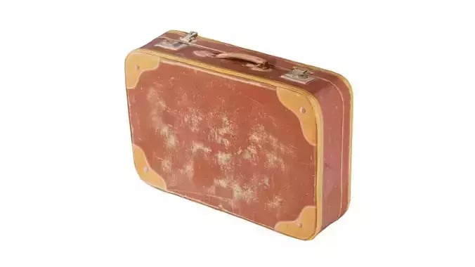 Suitcase 2 Low-poly 3D model
