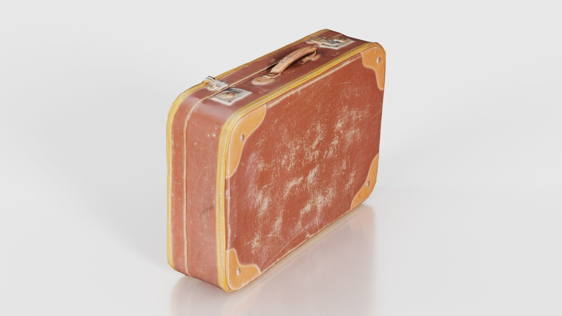 Suitcase 2 Low-poly 3D model_18