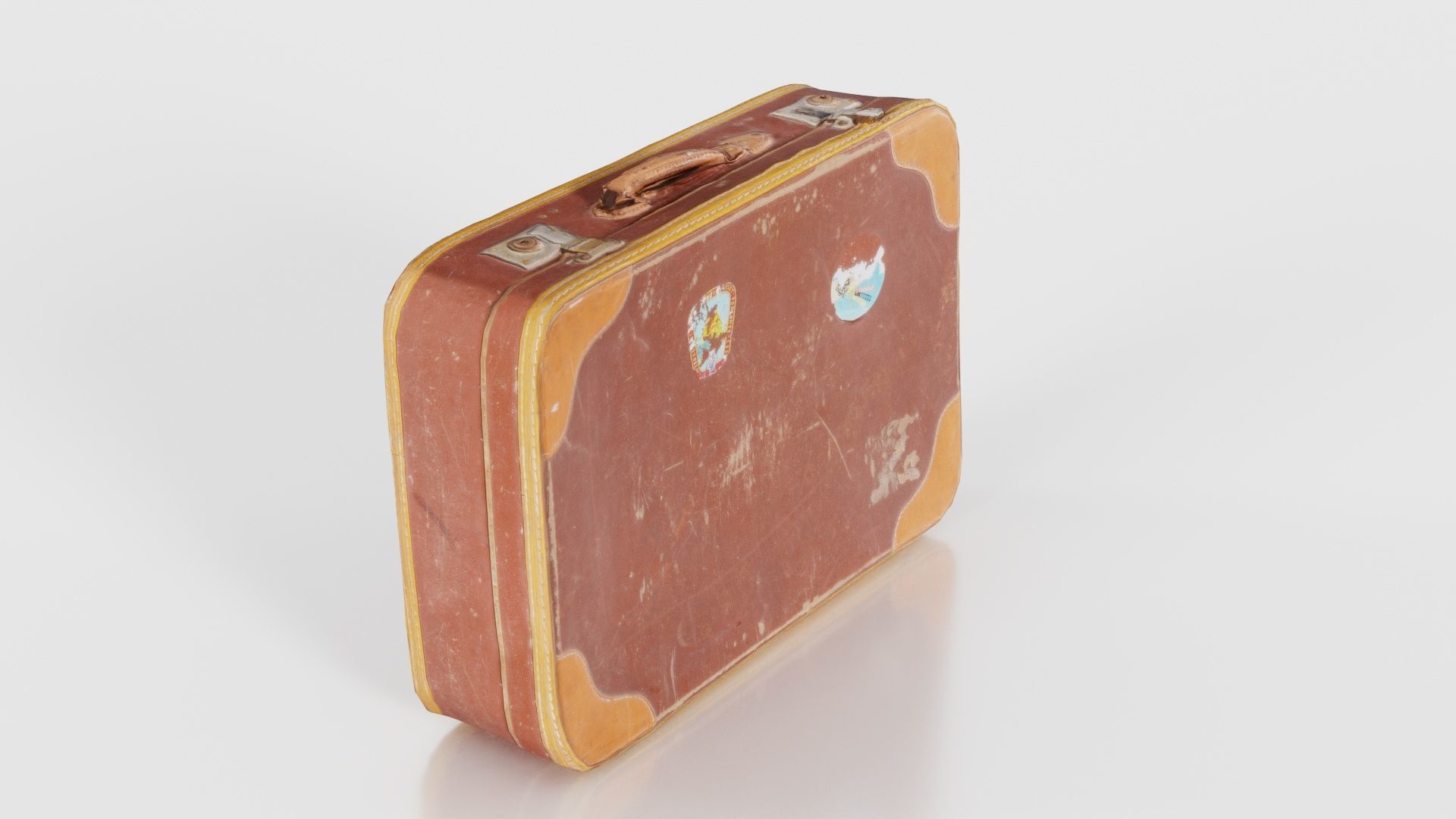 Suitcase 2 Low-poly 3D model_24