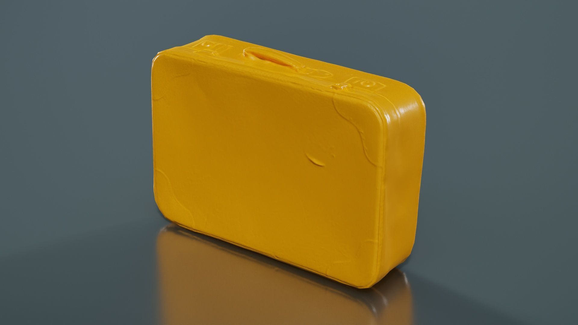 Suitcase 2 Low-poly 3D model_13
