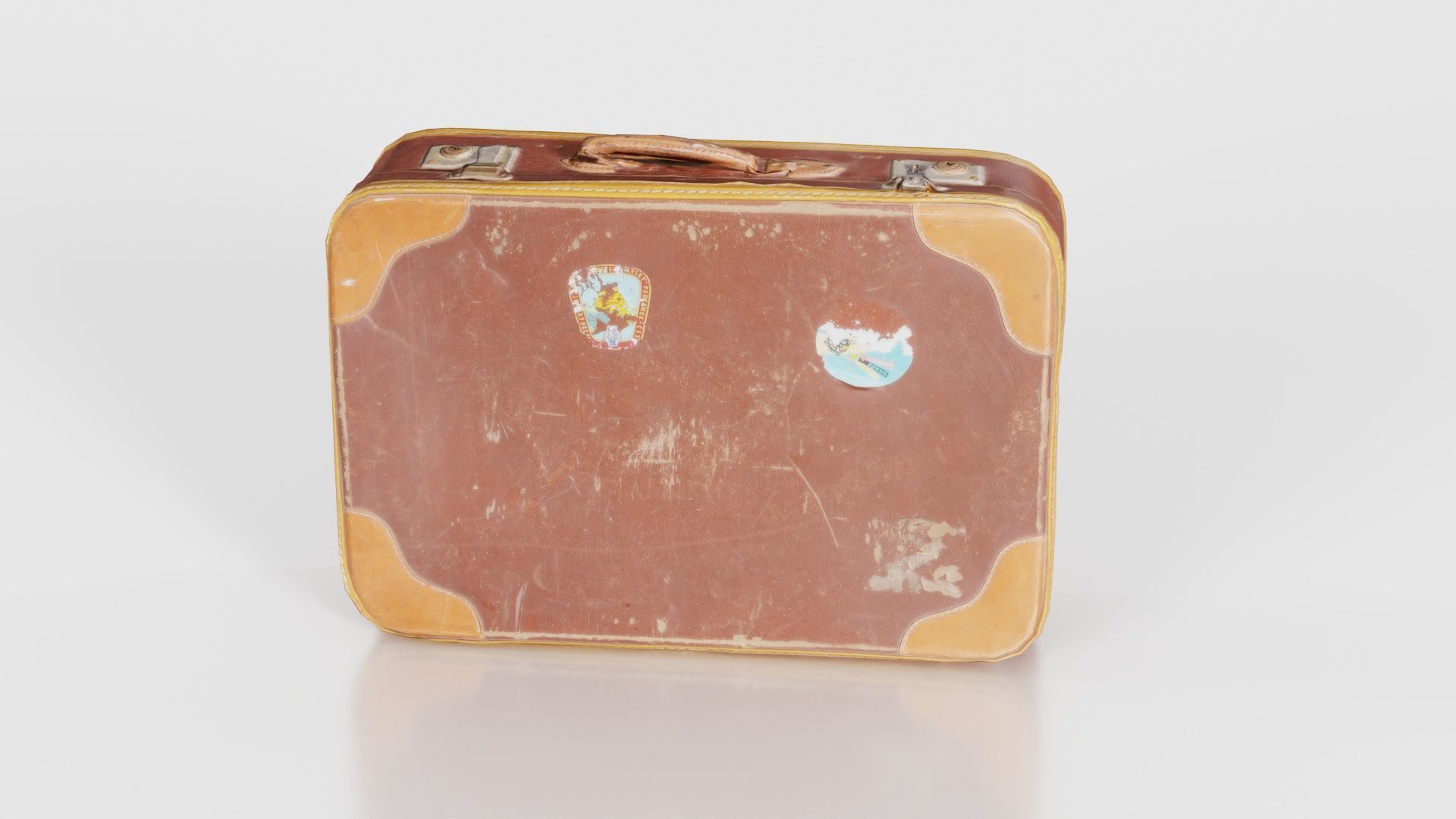 Suitcase 2 Low-poly 3D model_22