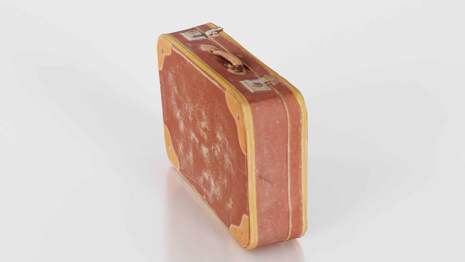 Suitcase 2 Low-poly 3D model_26