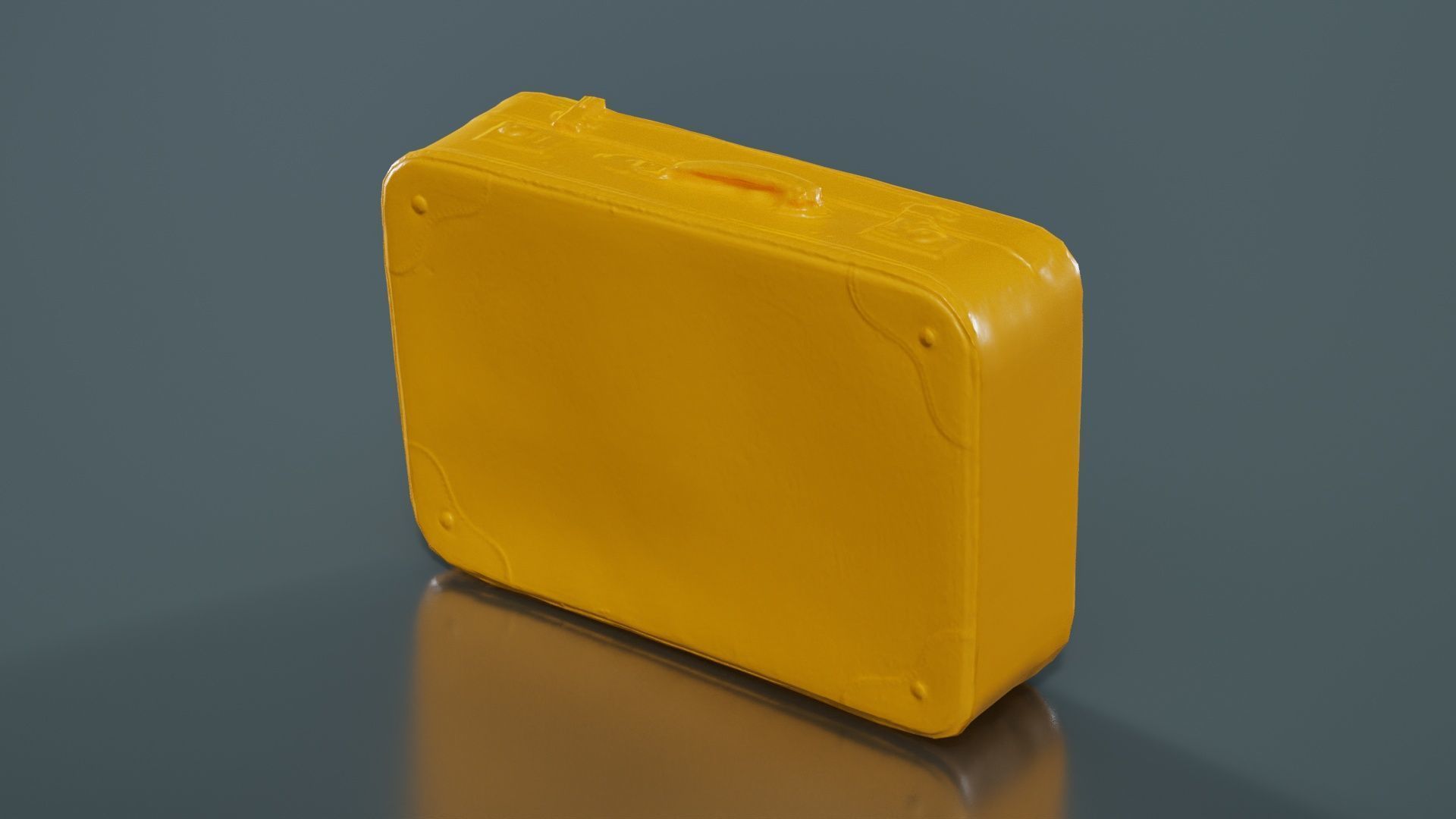 Suitcase 2 Low-poly 3D model_12