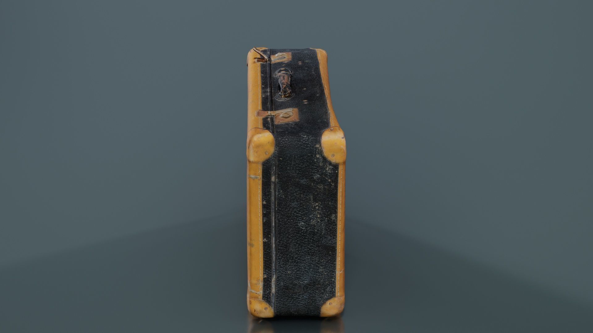 Suitcase 3 Low-poly 3D model_1