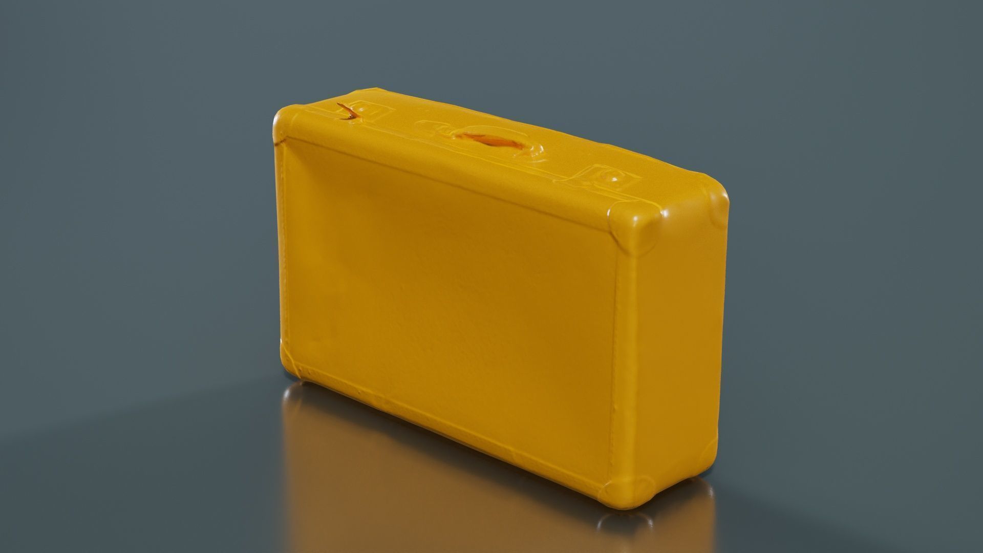 Suitcase 3 Low-poly 3D model_13