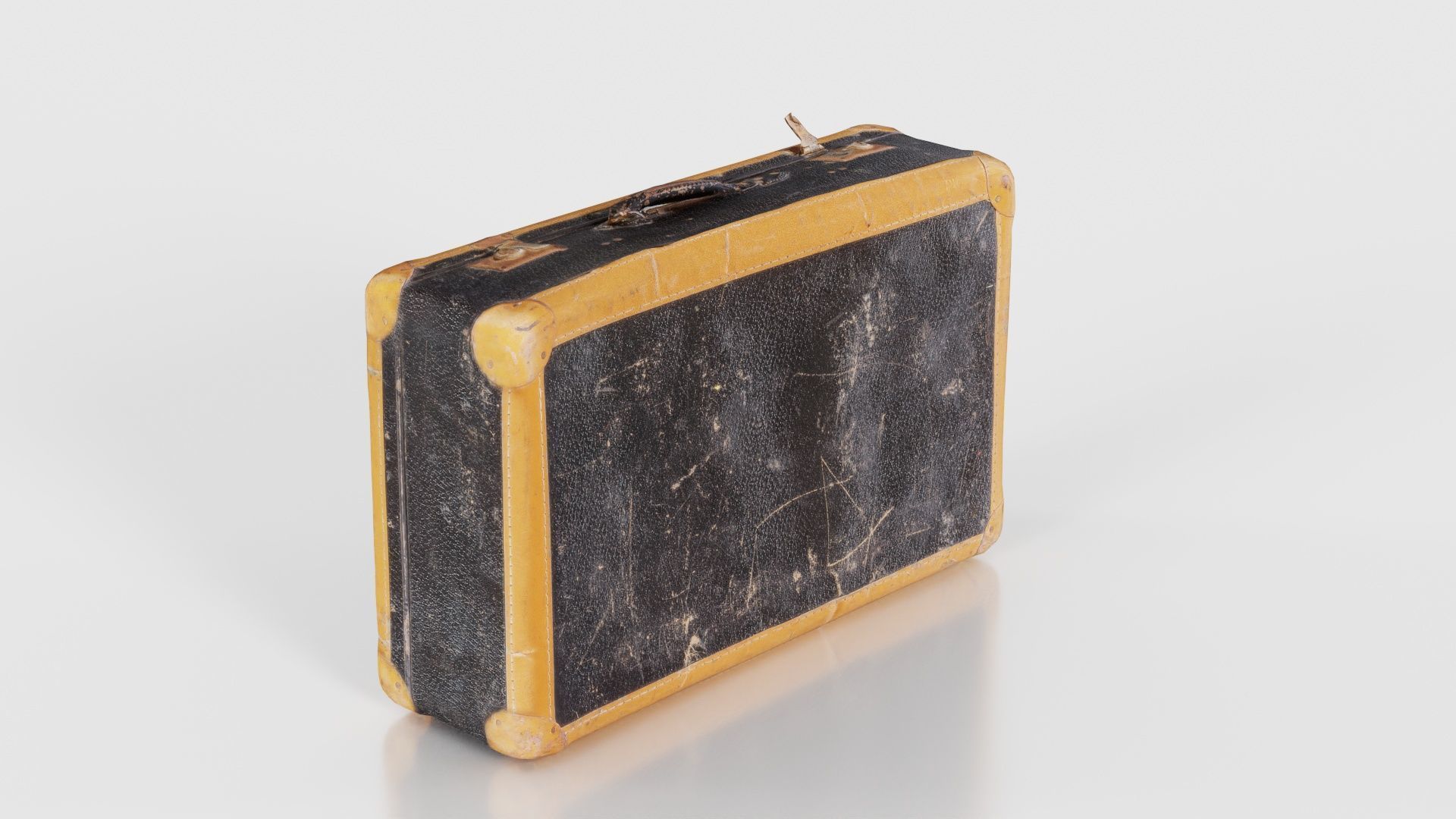 Suitcase 3 Low-poly 3D model_18