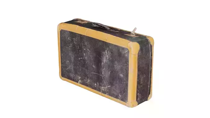 Suitcase 3 Low-poly 3D model