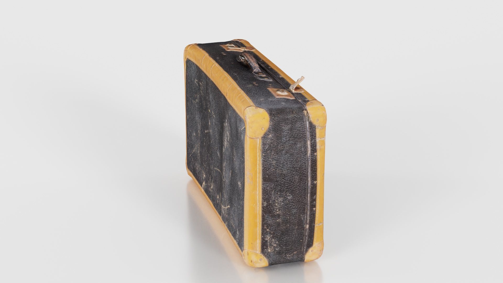 Suitcase 3 Low-poly 3D model_26