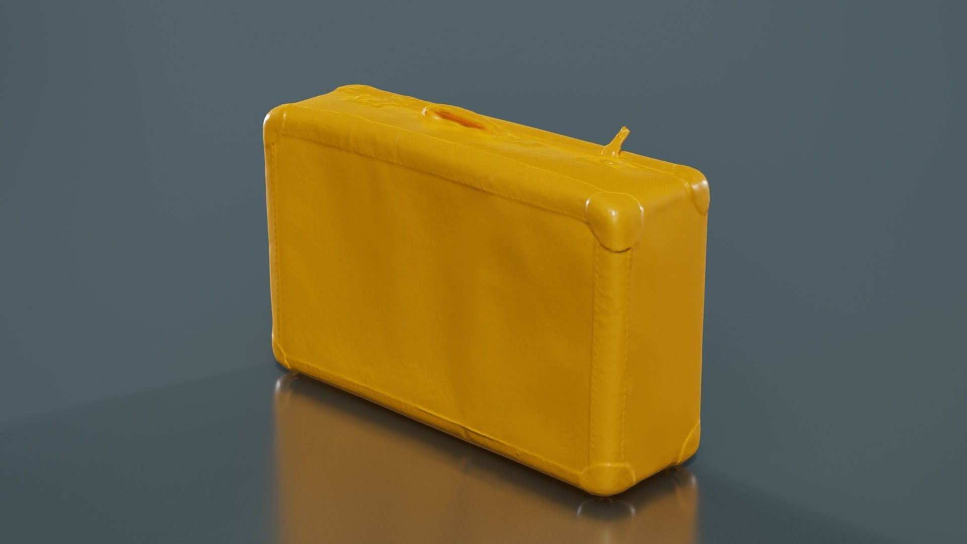 Suitcase 3 Low-poly 3D model_12