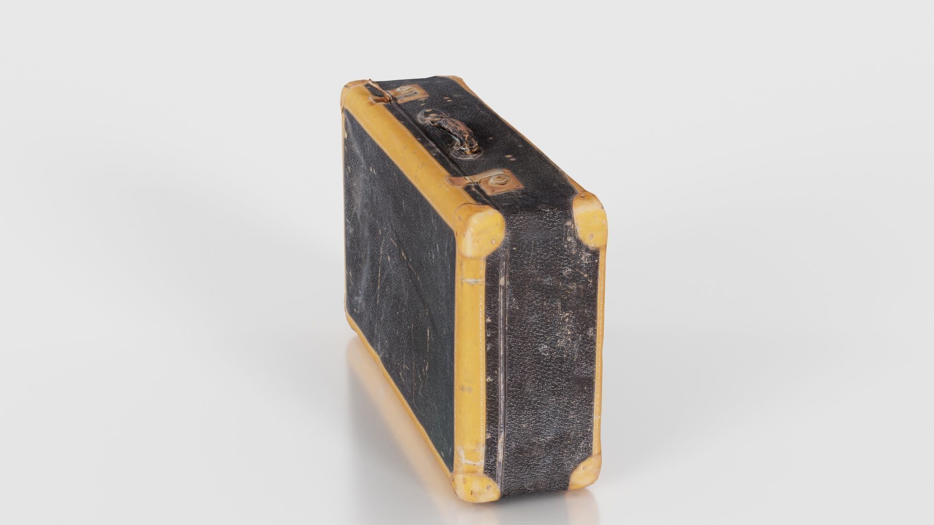 Suitcase 3 Low-poly 3D model_20