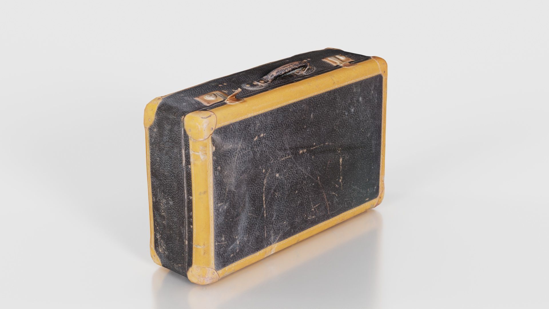 Suitcase 3 Low-poly 3D model_24