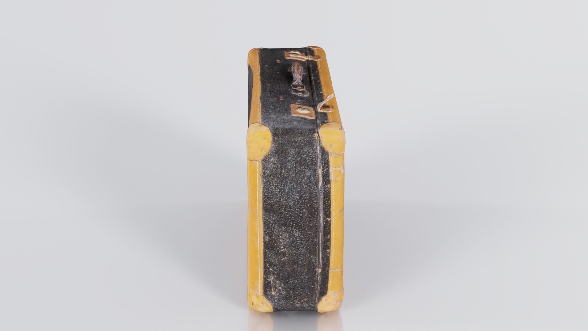 Suitcase 3 Low-poly 3D model_8