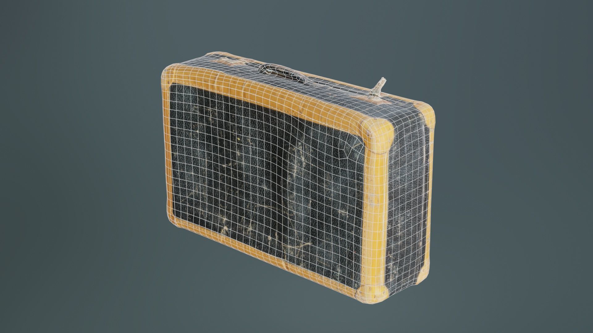 Suitcase 3 Low-poly 3D model_9