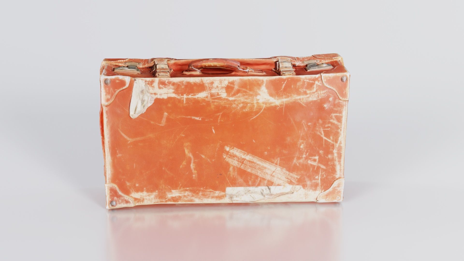 Suitcase 4 Low-poly 3D model_1