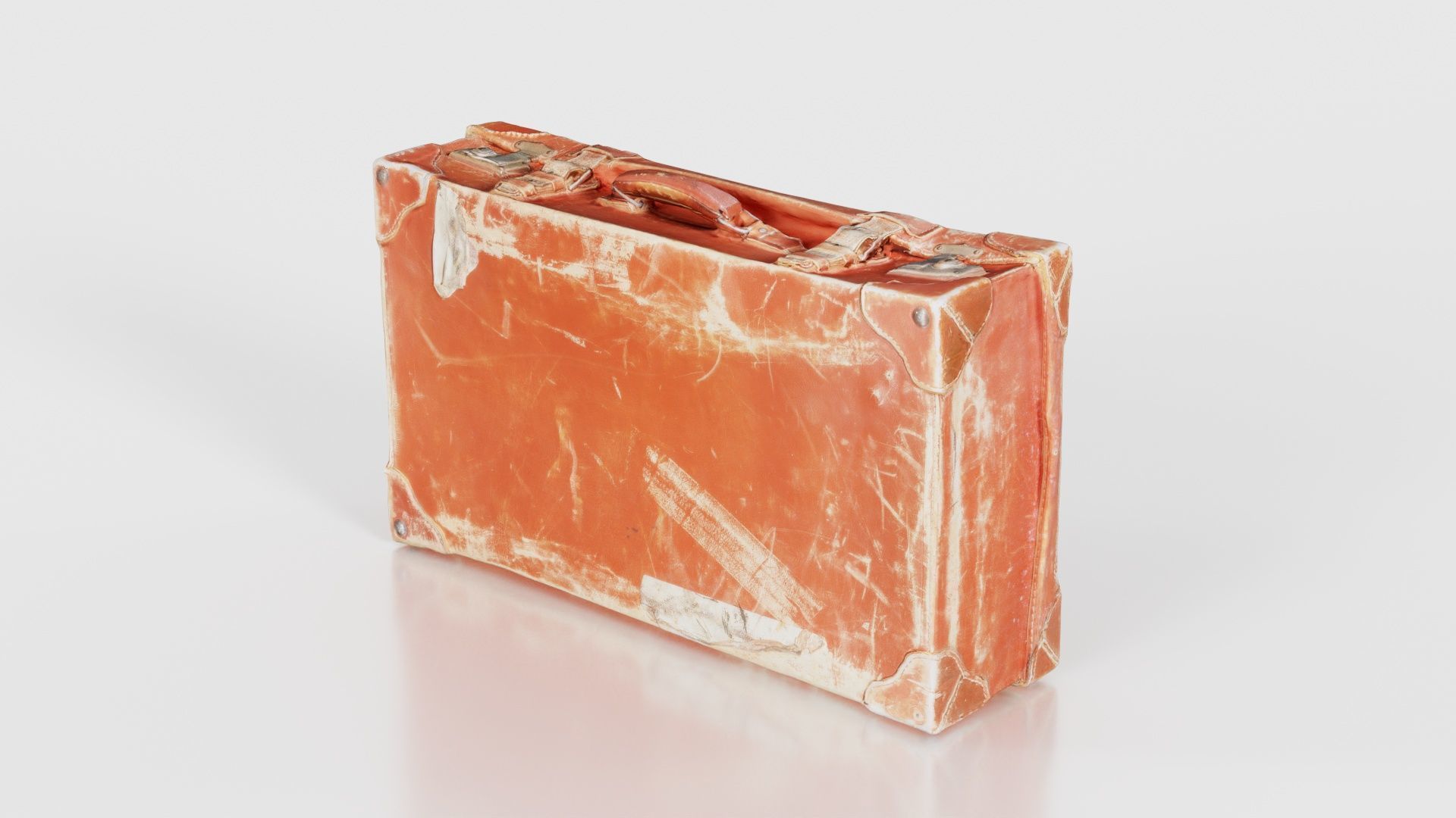 Suitcase 4 Low-poly 3D model_15