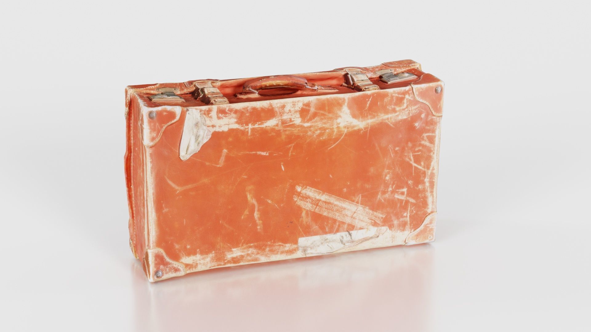 Suitcase 4 Low-poly 3D model_17