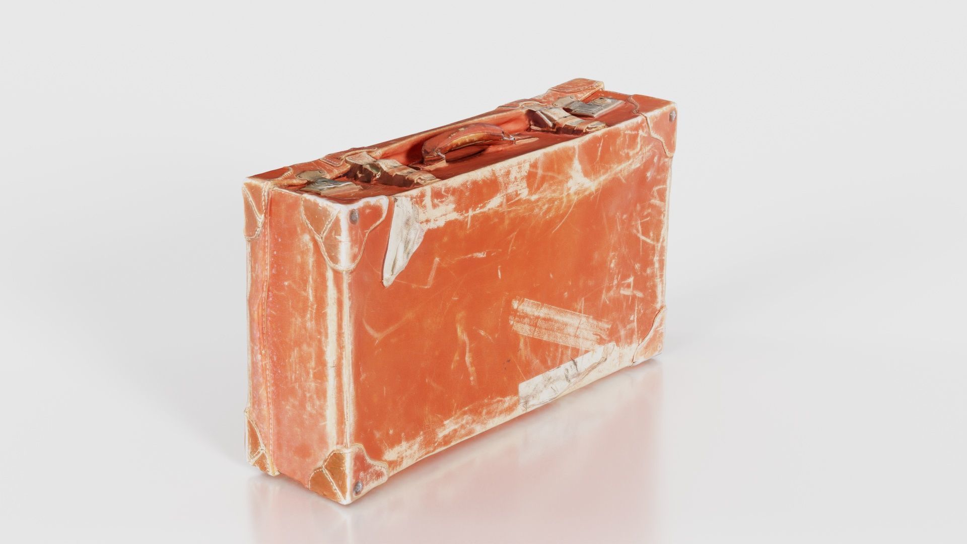 Suitcase 4 Low-poly 3D model_18