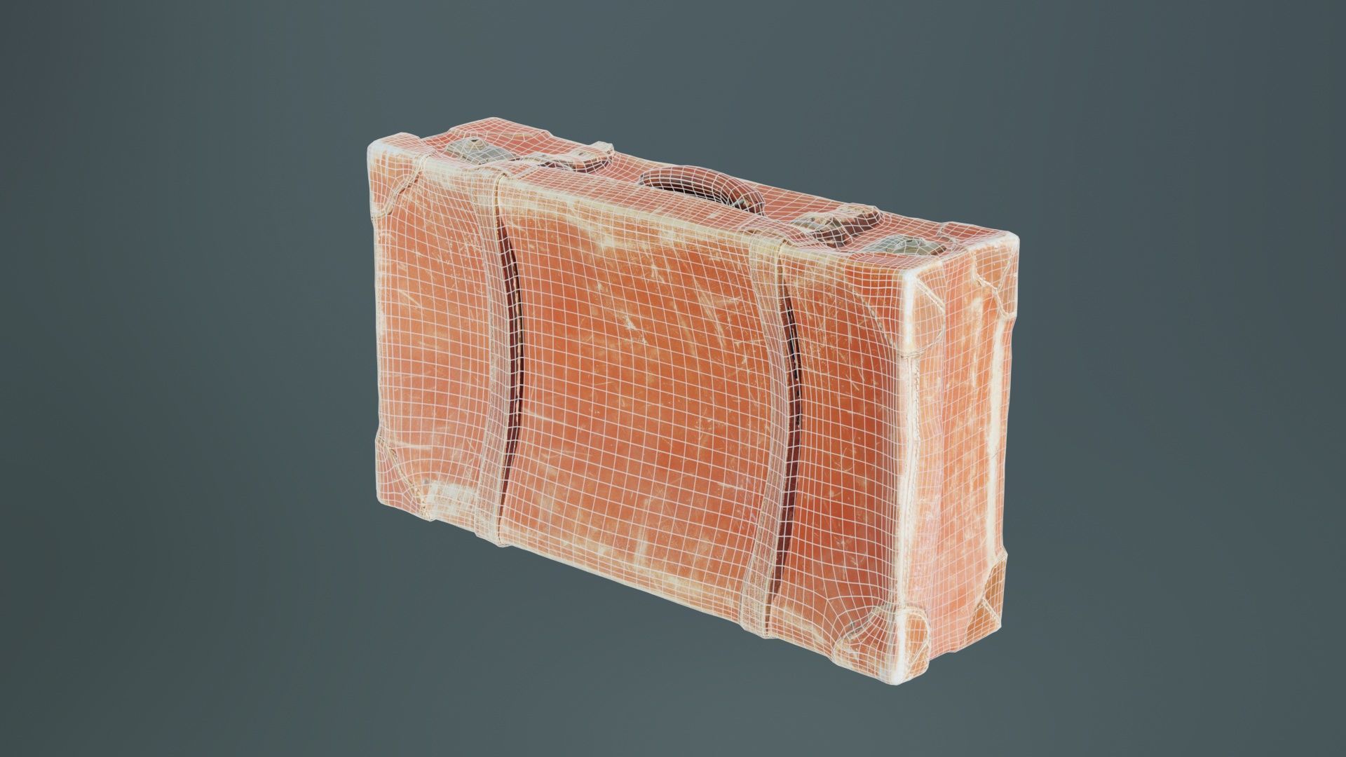 Suitcase 4 Low-poly 3D model_10