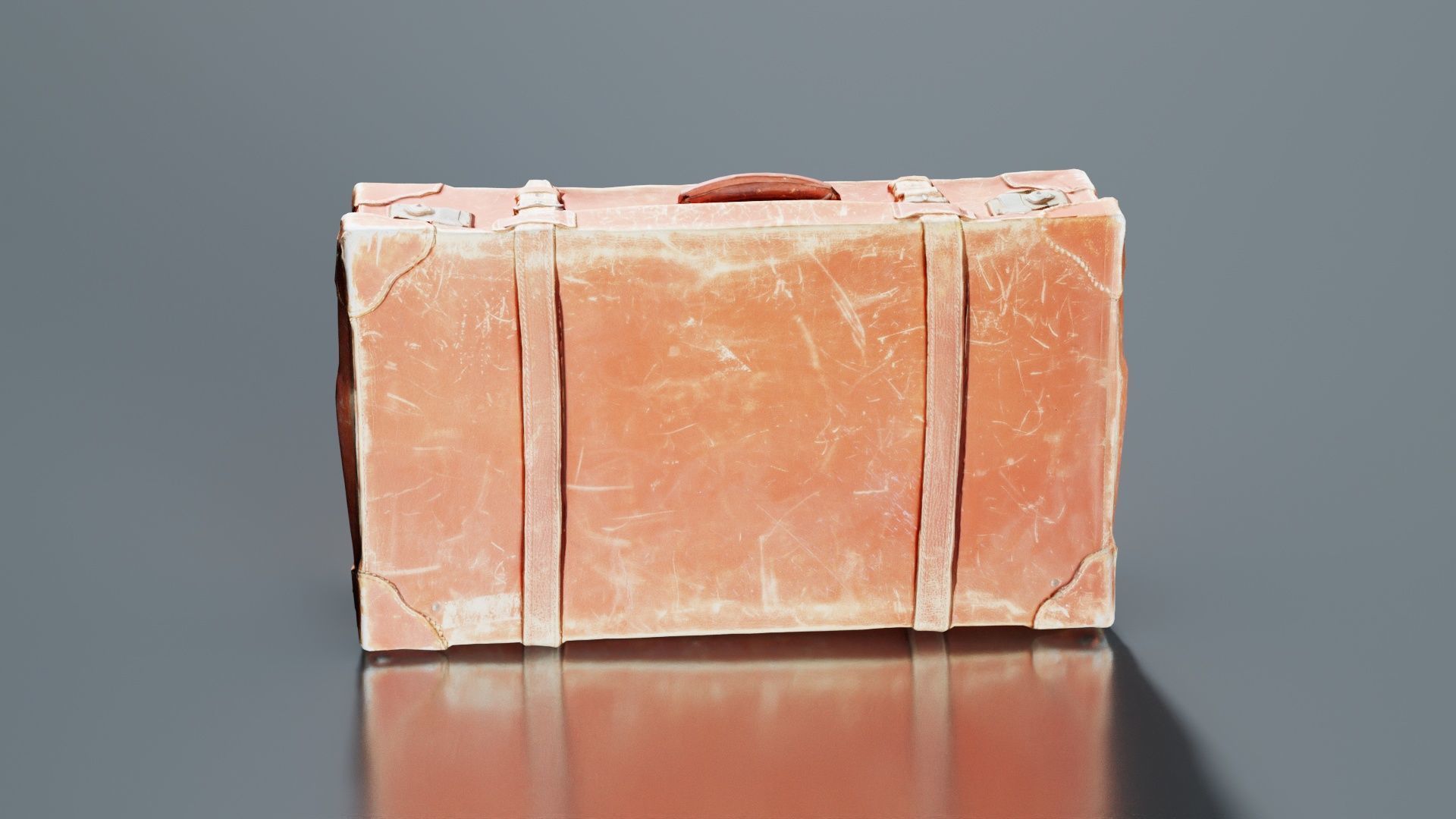 Suitcase 4 Low-poly 3D model_6