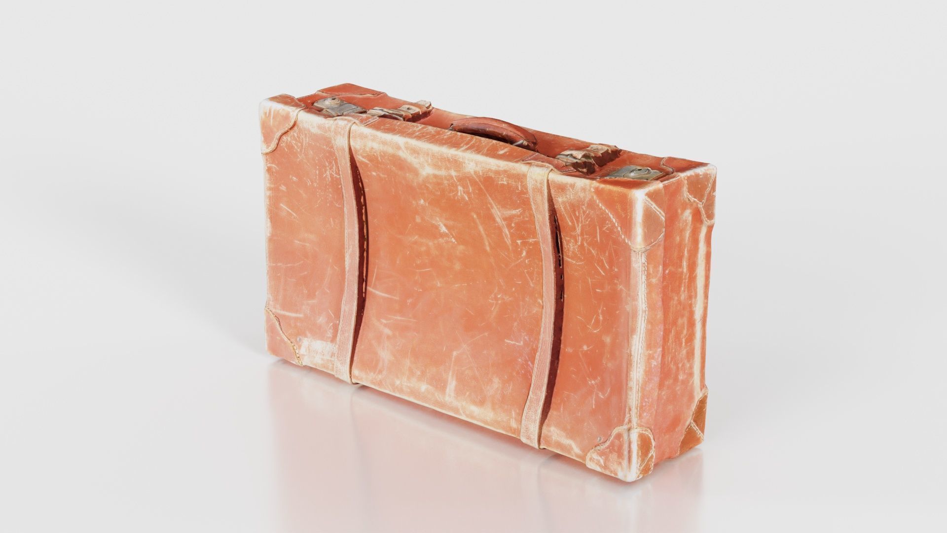 Suitcase 4 Low-poly 3D model_21