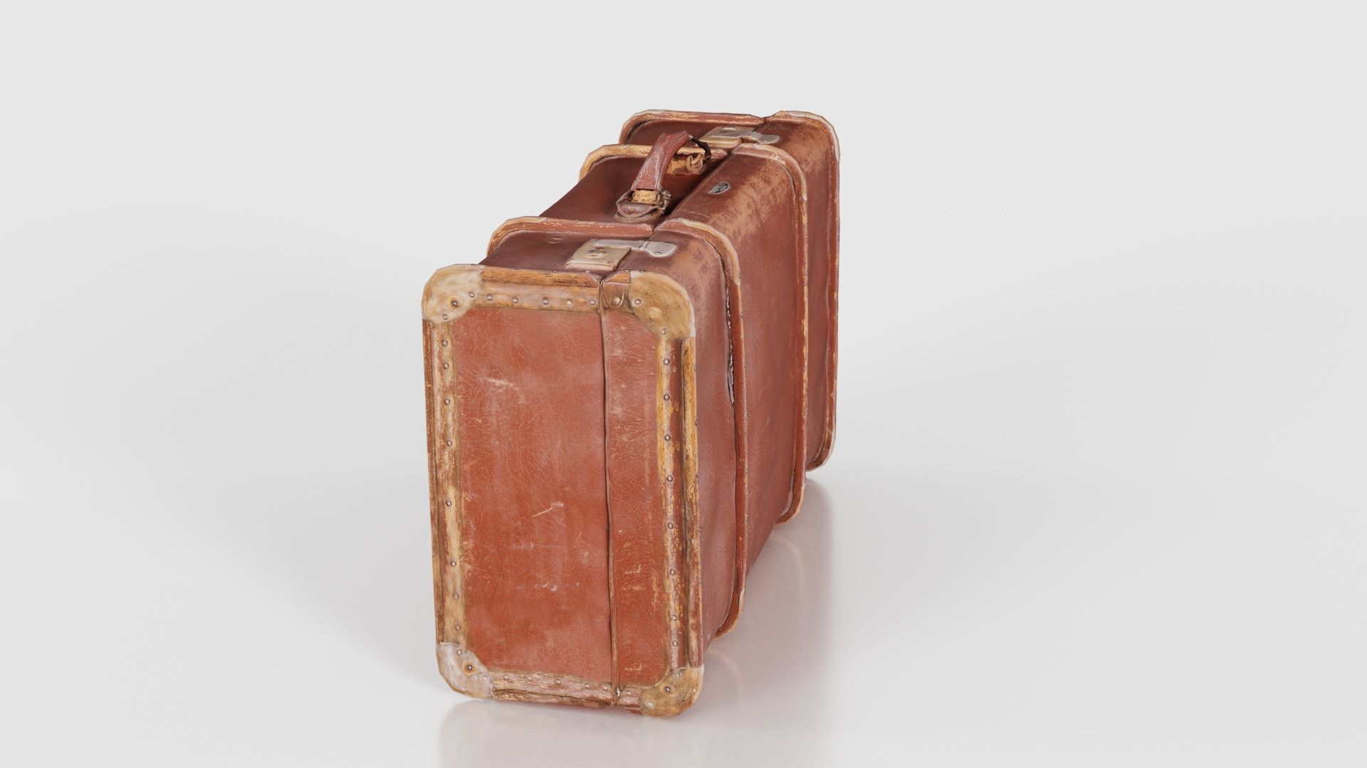Suitcase 5 Low-poly 3D model_25