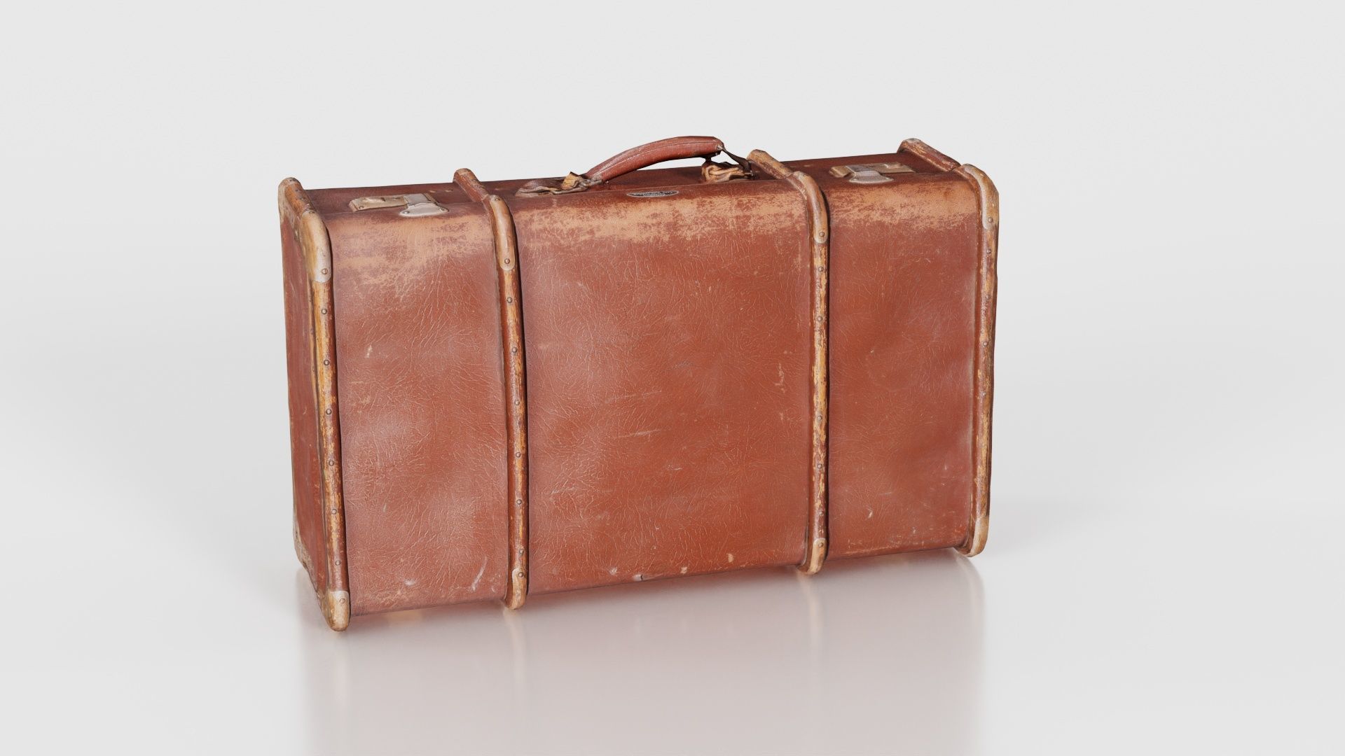 Suitcase 5 Low-poly 3D model_23