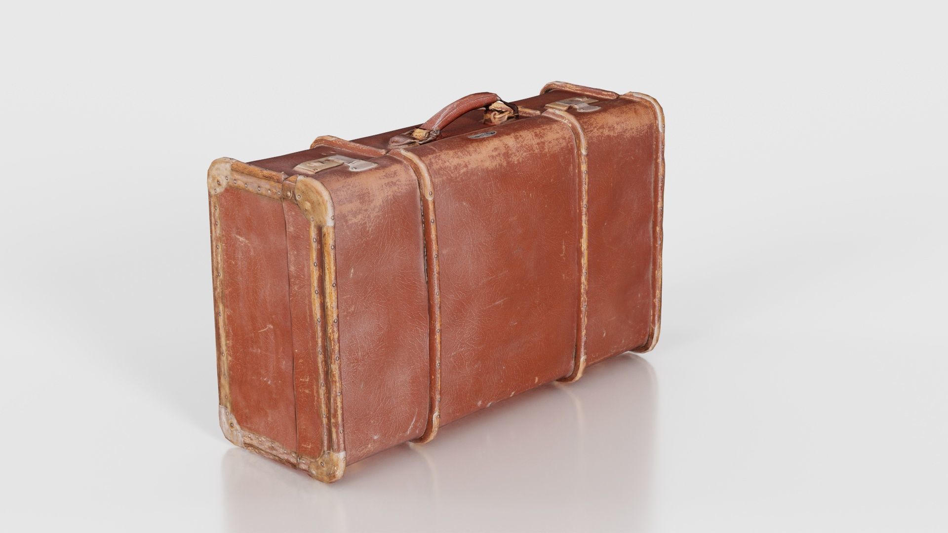 Suitcase 5 Low-poly 3D model_24